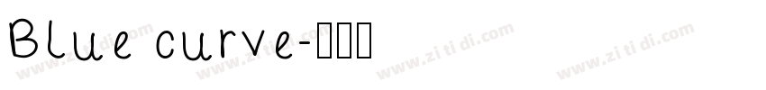 Blue curve字体转换